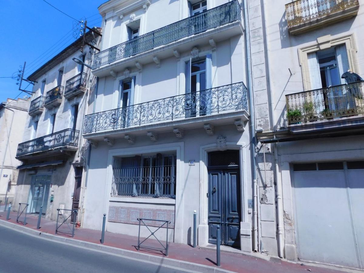Grand appartement climatisé 3 chambres 6-8 pers Béziers Exterior foto